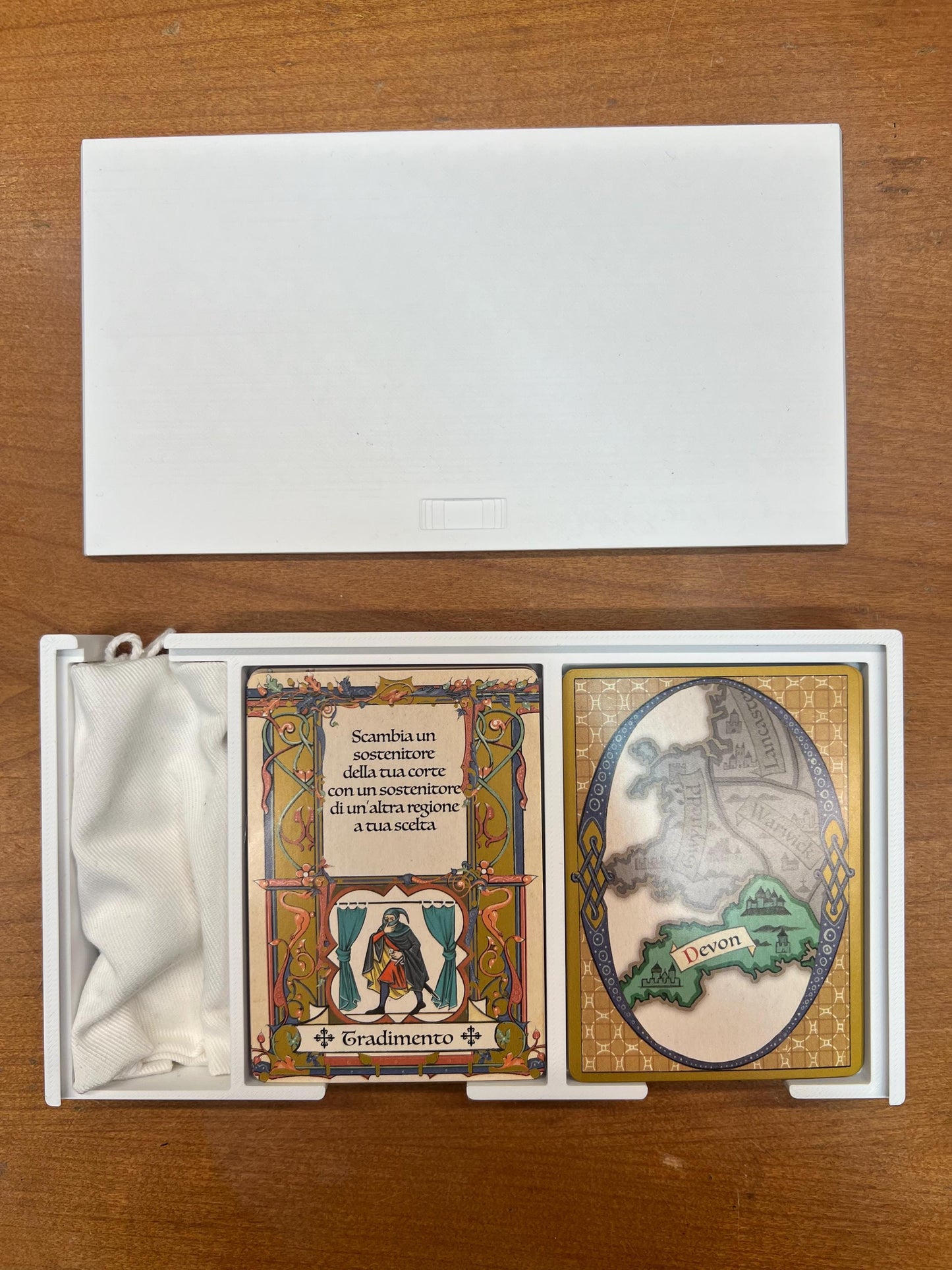 The King Is Dead Second Edition Board Game Organizer - Insert - Premium Storage Solution - SLEEVED Version - STL file for 3D Printing