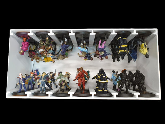 Zombicide 2nd Edition Board Game Organizer - Insert - Premium Storage Solution - SLEEVED Version - STL file for 3D printing