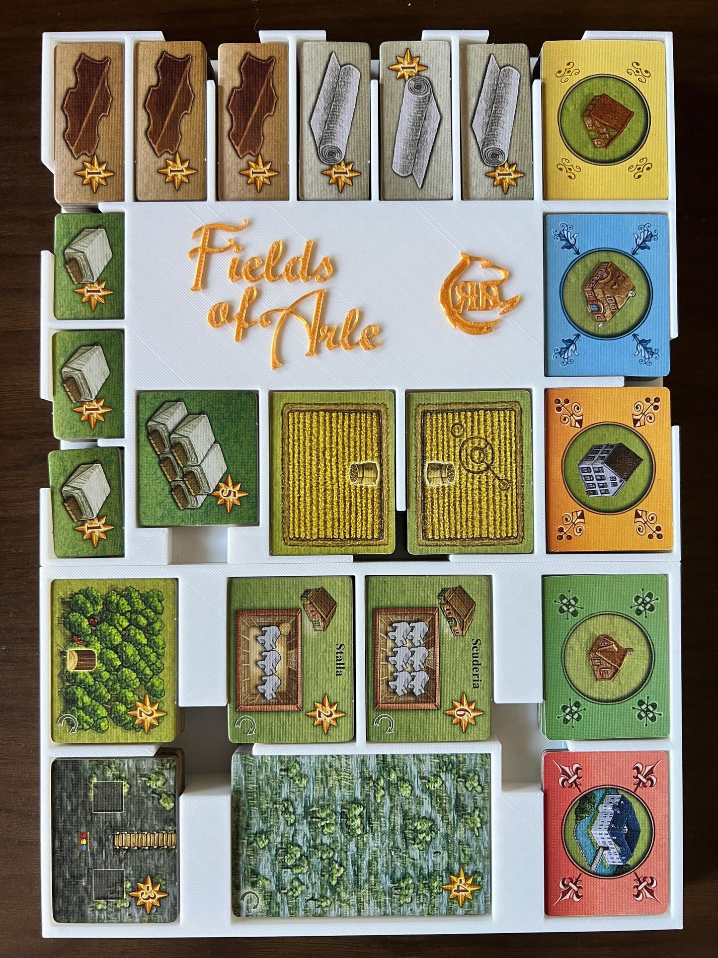 Fields of Arle Big Box Board Game Organizer - Insert - Premium Storage Solution