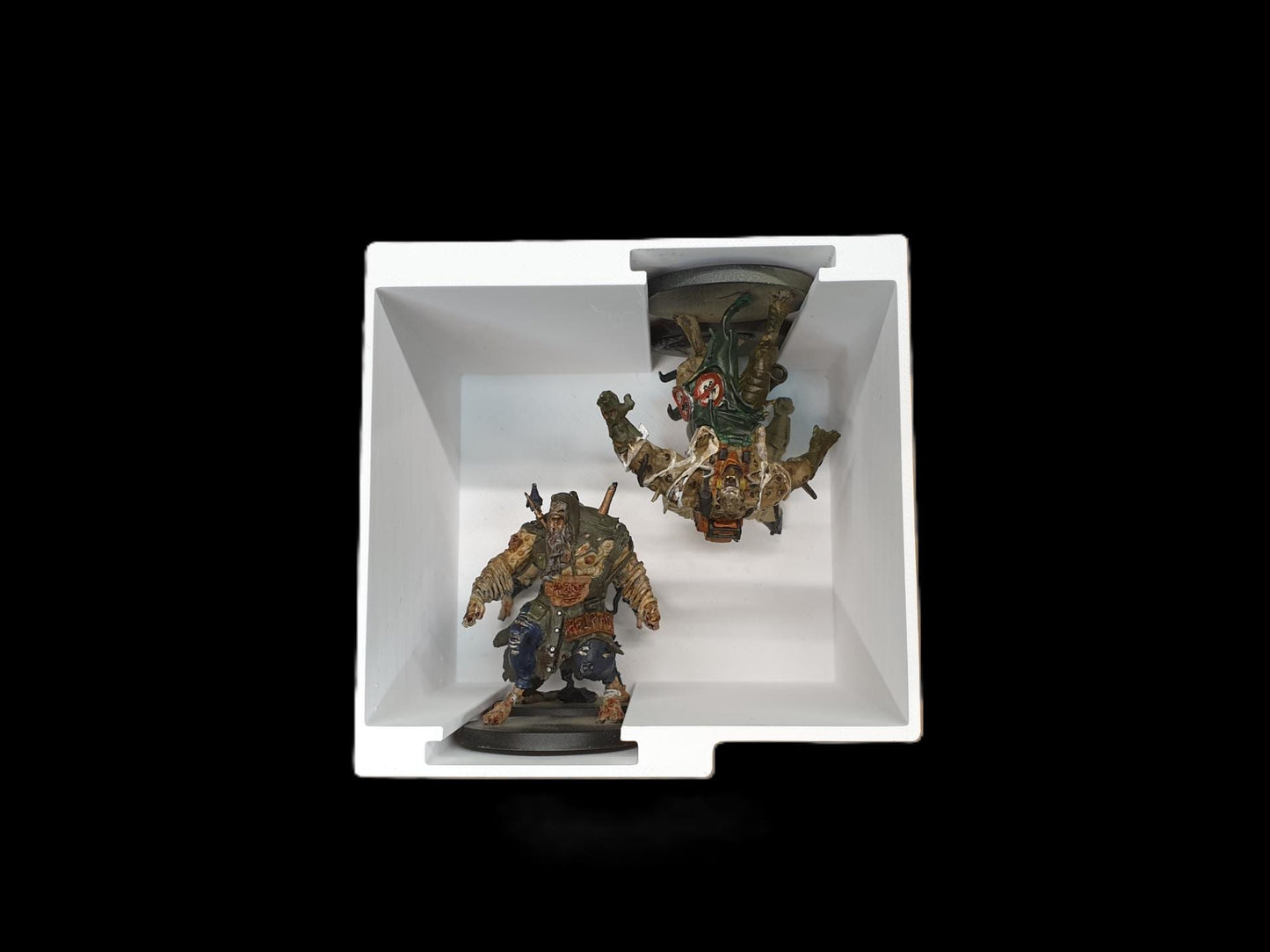 Zombicide 2nd Edition Board Game Organizer - Insert - Premium Storage Solution - SLEEVED Version - STL file for 3D printing