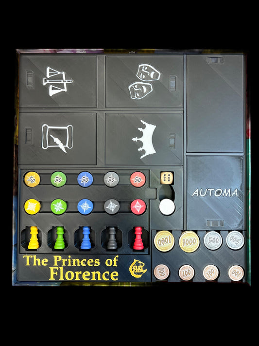 The Princes of Florence Board Game Organizer - Insert - Premium Storage Solution