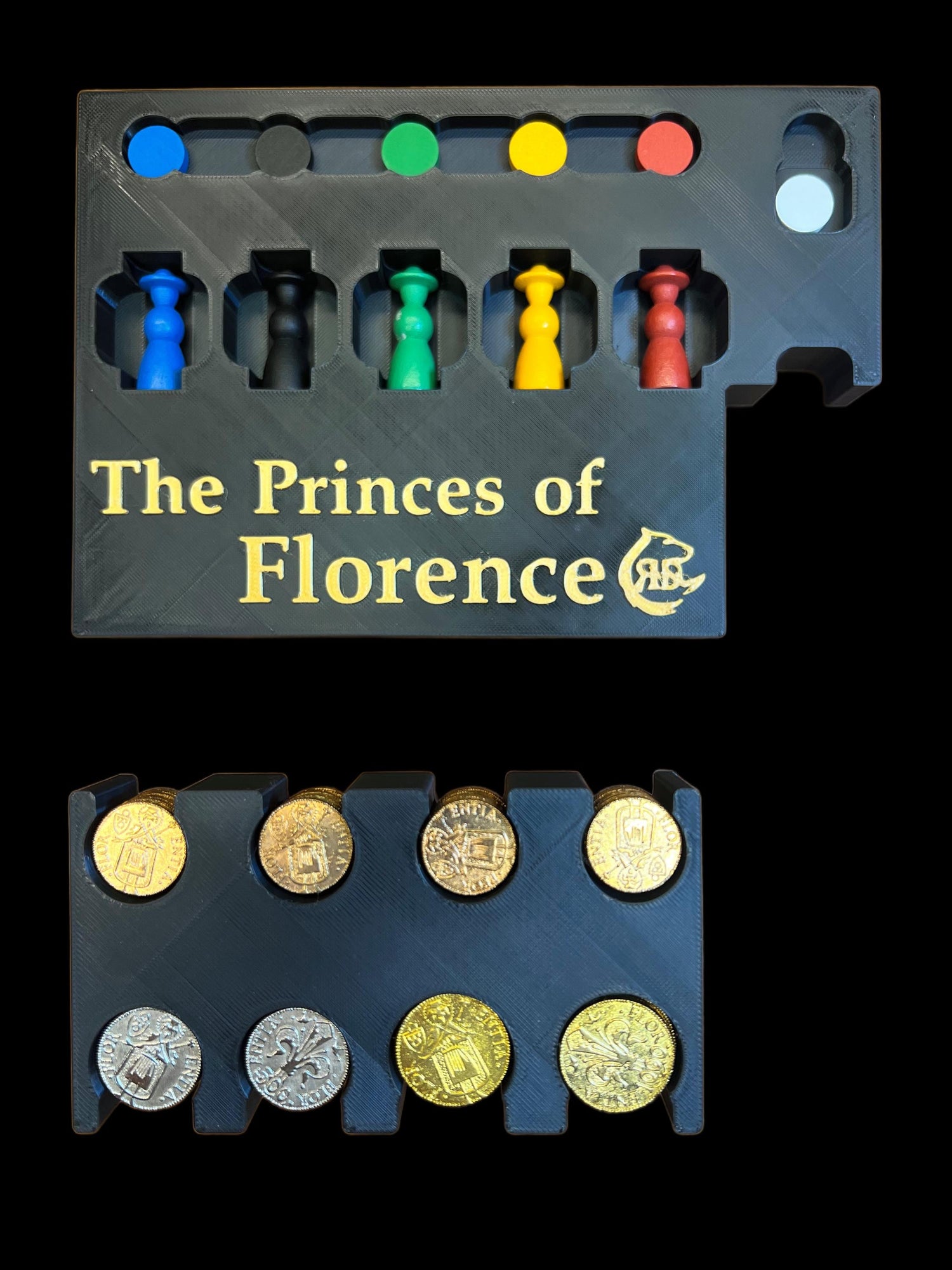 The Princes of Florence Limited Edition Board Game Organizer | 3D Printed Insert