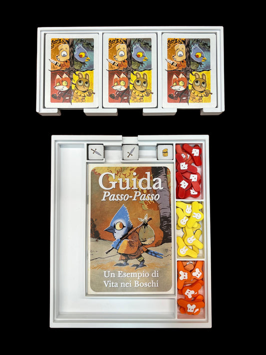 Root Board Game Organizer - Insert - Premium Storage Solution - SLEEVED Version - STL file for 3D Printing