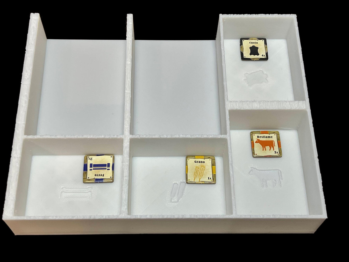 Le Havre Board Game Organizer - Insert - Premium Storage Solution - SLEEVED Version - STL file for 3D Printing