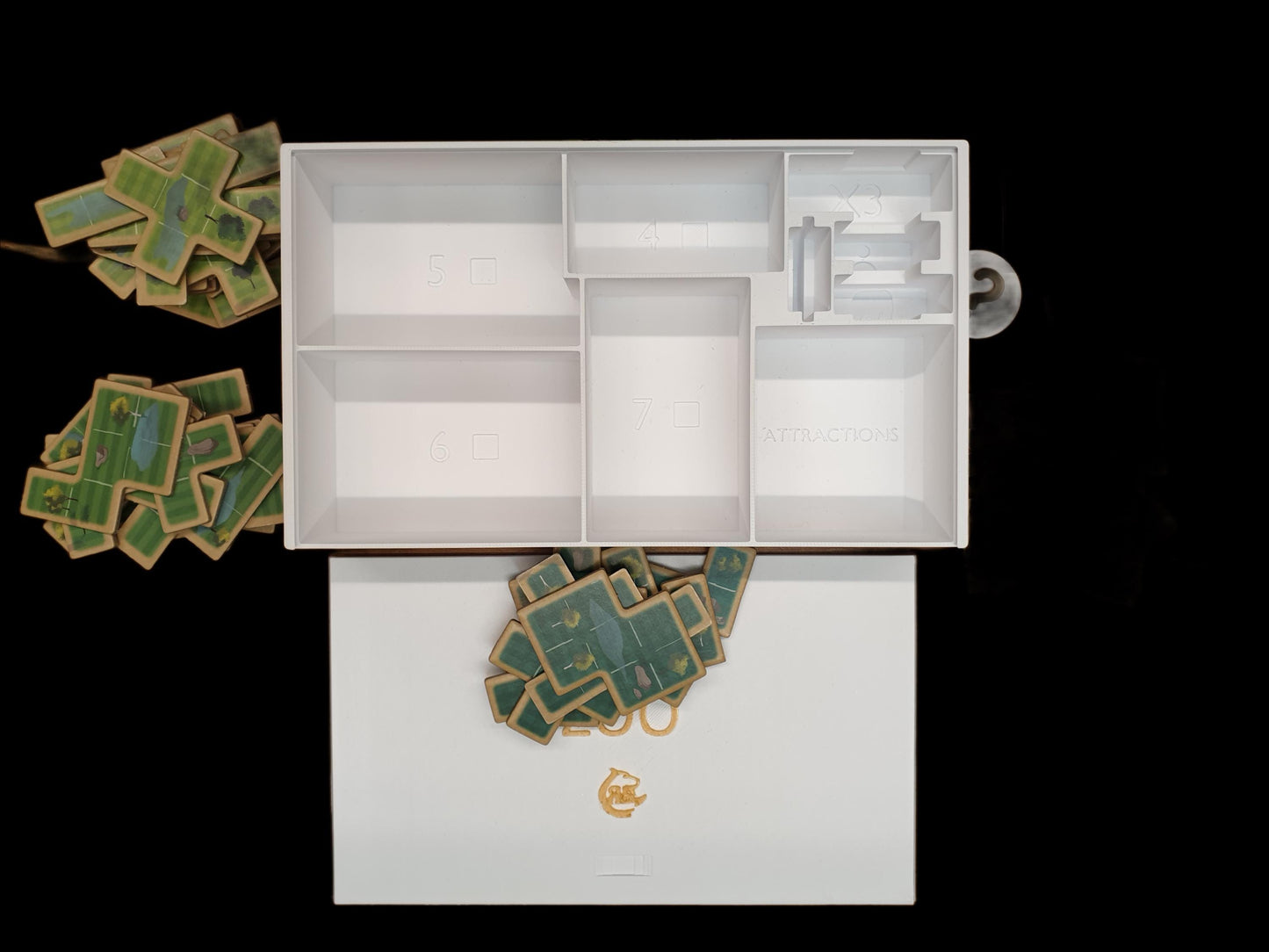 New York Zoo Board Game Organizer - Insert - Premium Storage Solution STL file for 3D Printing