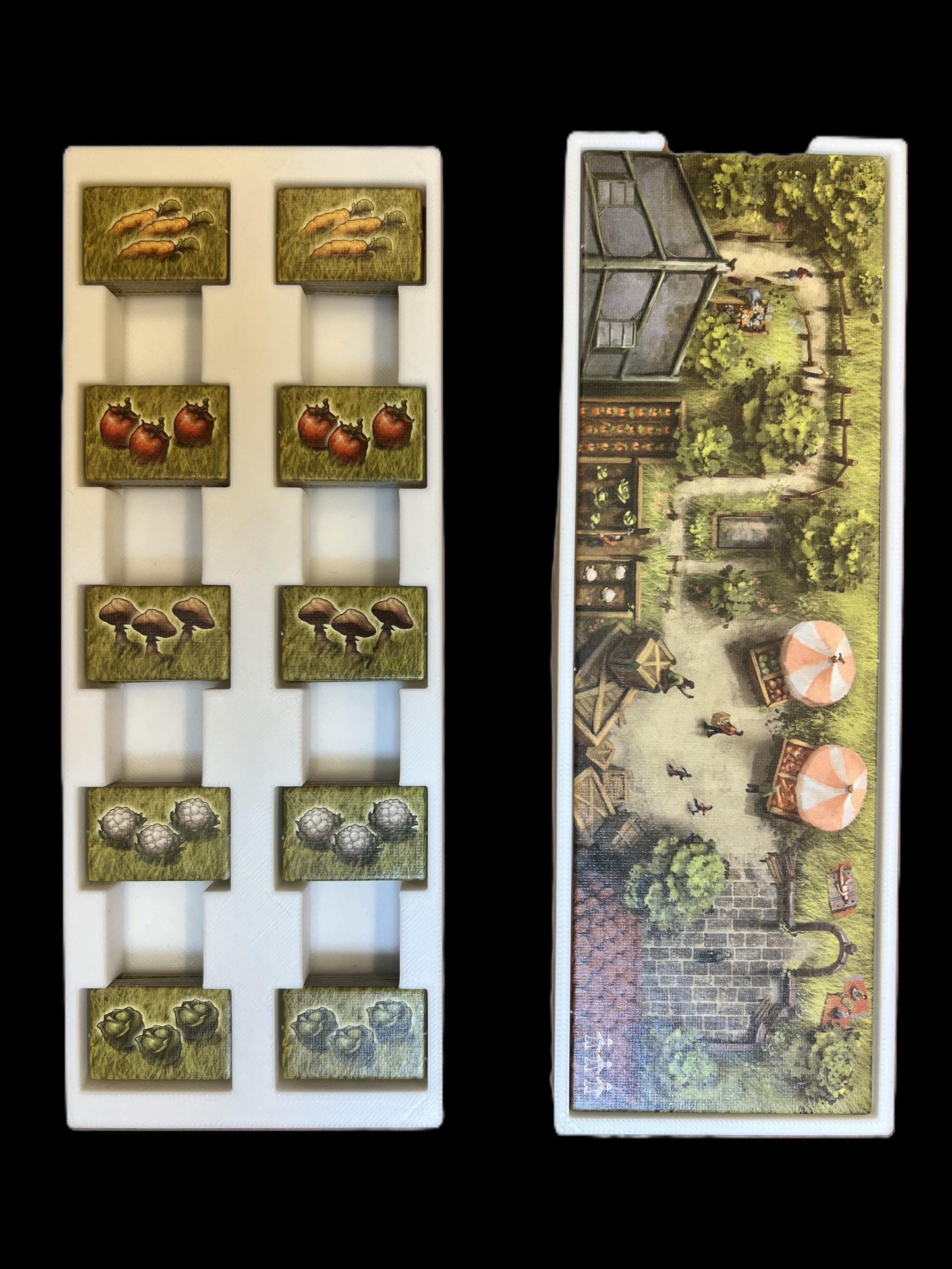 Reykholt Board Game Organizer - Insert - Premium Storage Solution - SLEEVED Version - STL file for 3D Printing