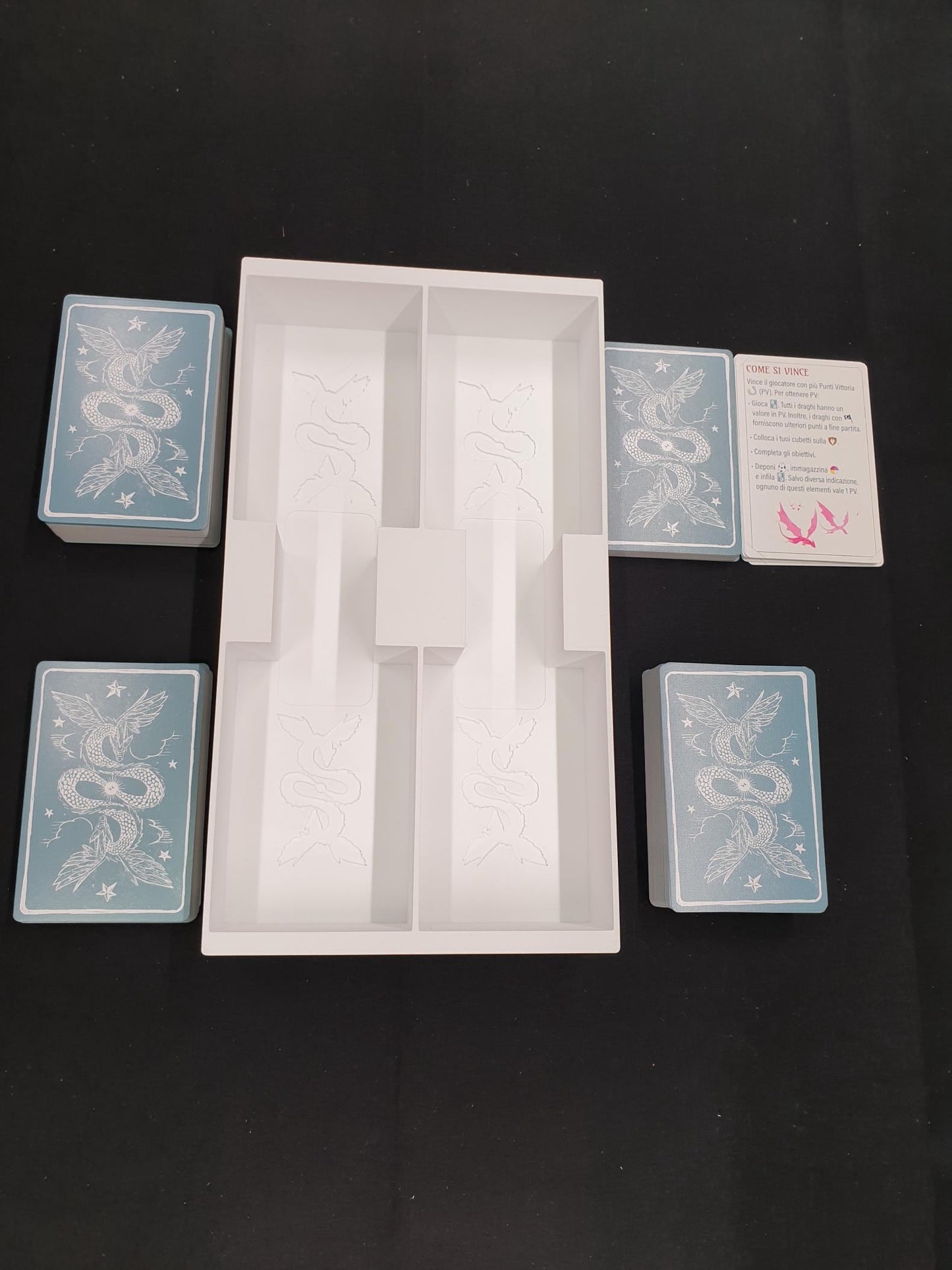 Wyrmspan Board Game Organizer - Insert - Premium Storage Solution - STL file for 3D Printing