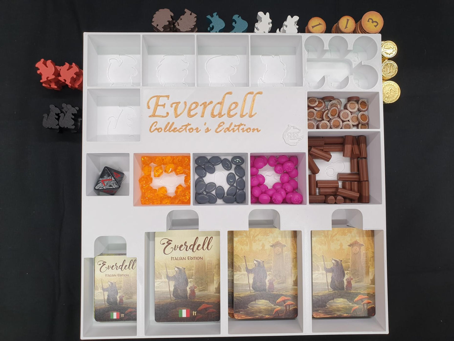 Everdell Collector's Edition Organizer Storage insert for Everdell Collector's Edition, Tabletop Gaming Insert Accessories, gift, Unofficial
