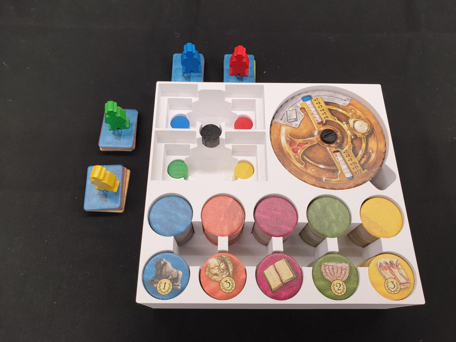Thebes Board Game Organizer, 3D Printed Insert