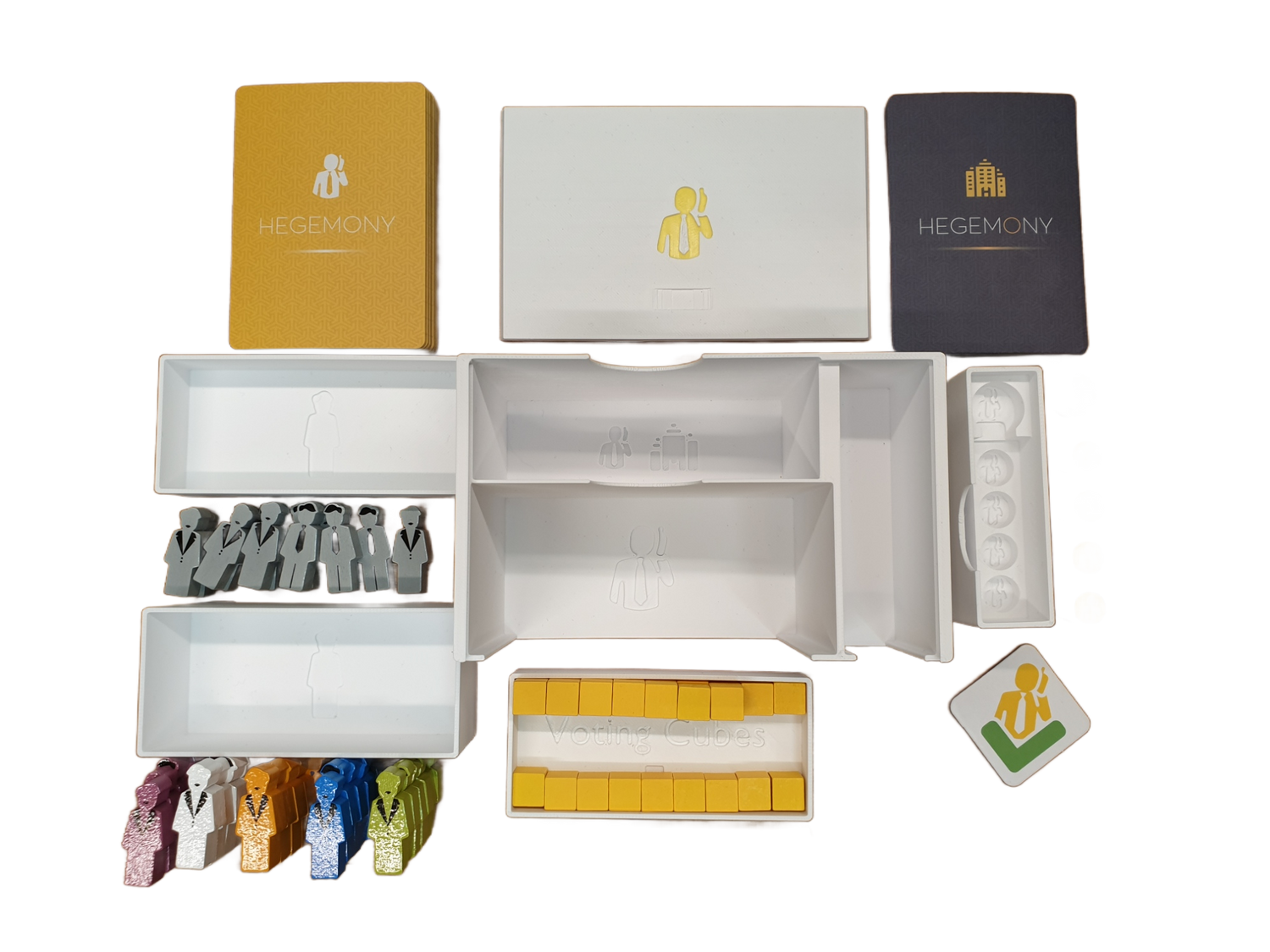 Hegemony and expansions Board Game Organizer - Insert