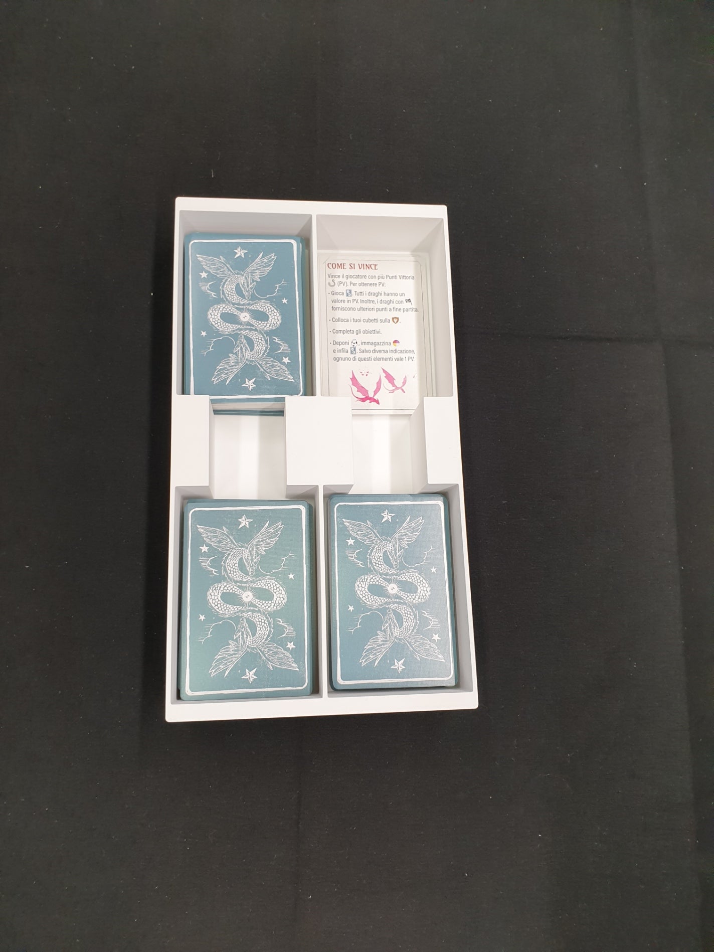 Wyrmspan Board Game Organizer, Insert for board games