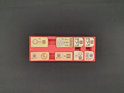 Age of Innovation Terra Mystica Board Game Organizer, Age of Innovation Insert, STL file for 3d printing