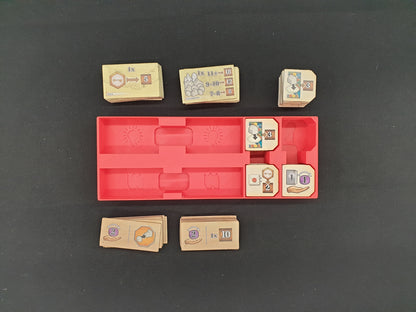 Age of Innovation Terra Mystica Board Game Organizer, Age of Innovation Insert, STL file for 3d printing