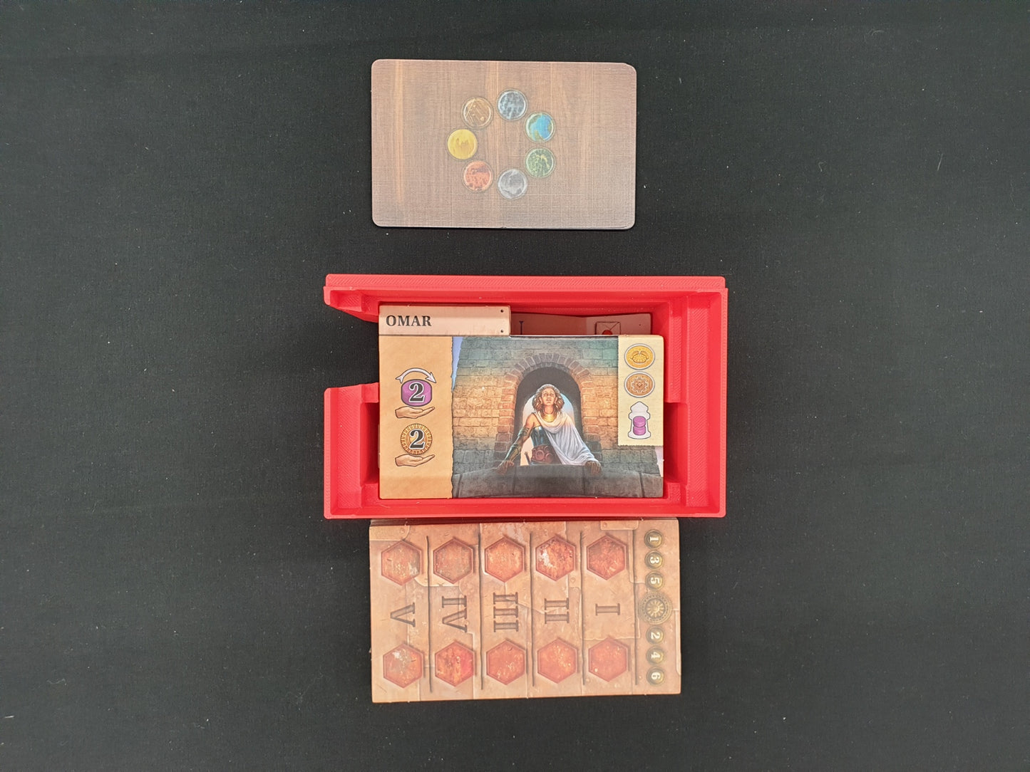 Age of Innovation Terra Mystica Board Game Organizer, Age of Innovation Insert, STL file for 3d printing