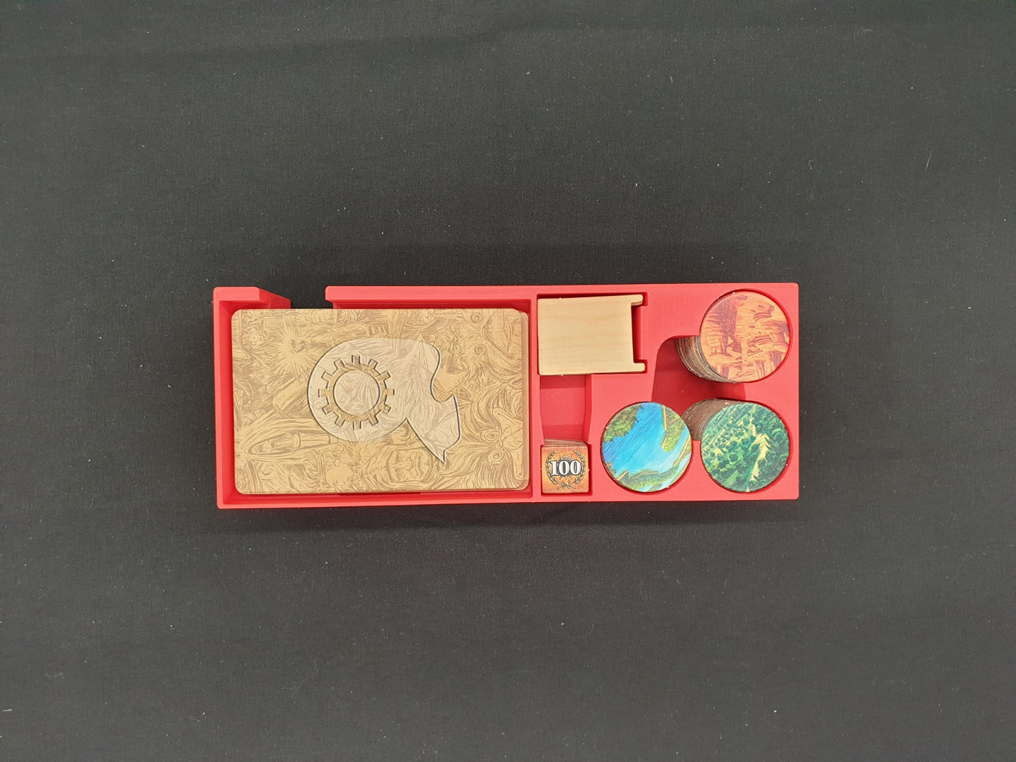 Age of Innovation Terra Mystica Board Game Organizer, Age of Innovation Insert, STL file for 3d printing