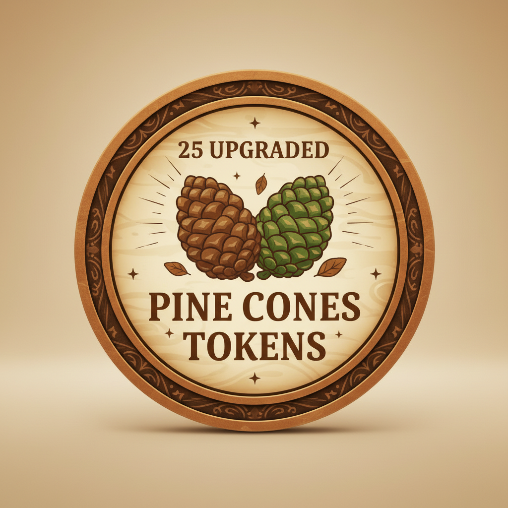 🌲 Nature Token Upgrade: 3D Printed Pine Cone Tokens for Cascadia! 🌿