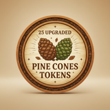 🌲 Nature Token Upgrade: 3D Printed Pine Cone Tokens for Cascadia! 🌿