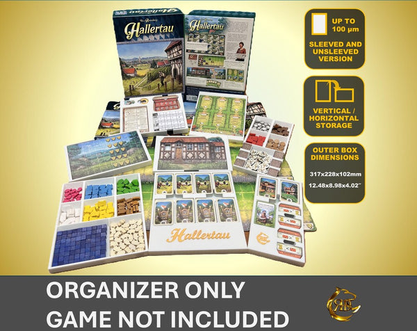 Hallertau Board Game Organizer | 3D Printed Insert