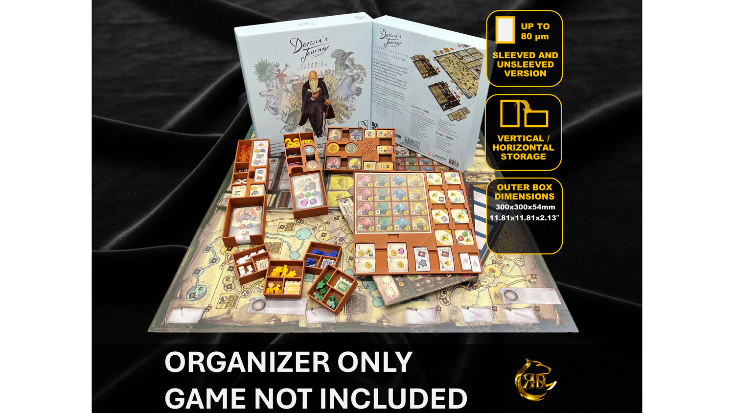 Insert for Darwin's Journey Oceania Expansion Founder's Edition - 3D printed organizer