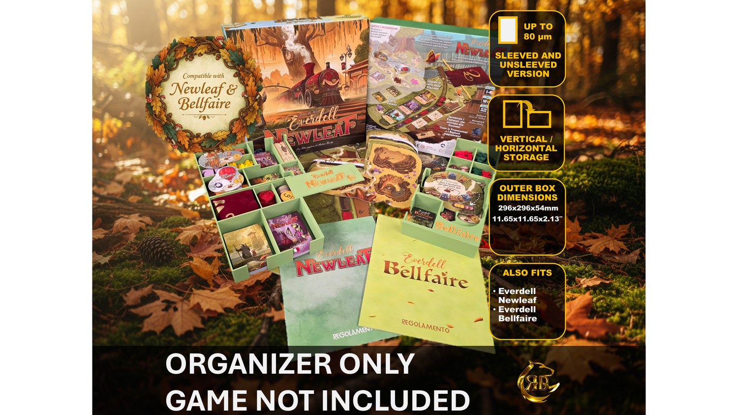 Everdell Newleaf and Everdell Bellfaire Insert - Unofficial