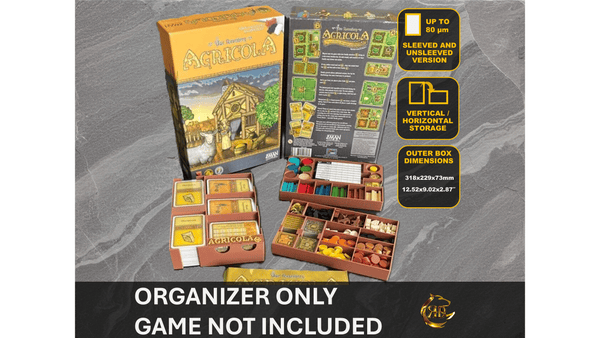 Agricola 2007 Edition 3D Printed Organizer | Insert