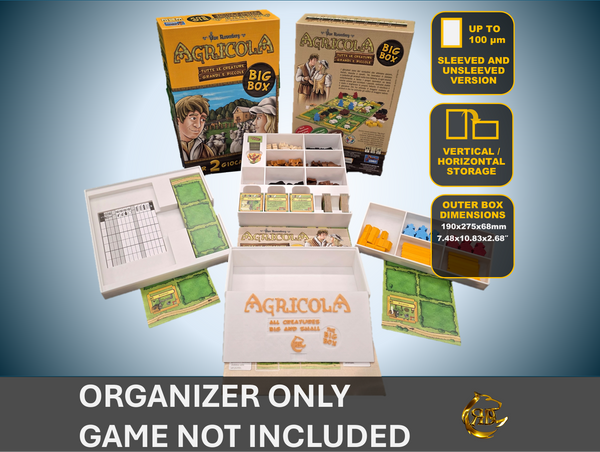 Agricola: All Creatures Big and Small – Big Box 3D-Printed Organizer
