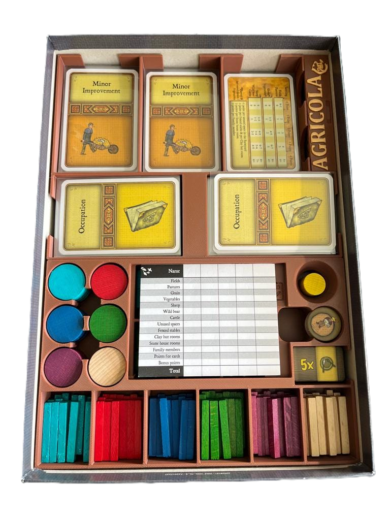 Agricola 2007 Edition 3D Printed Organizer
