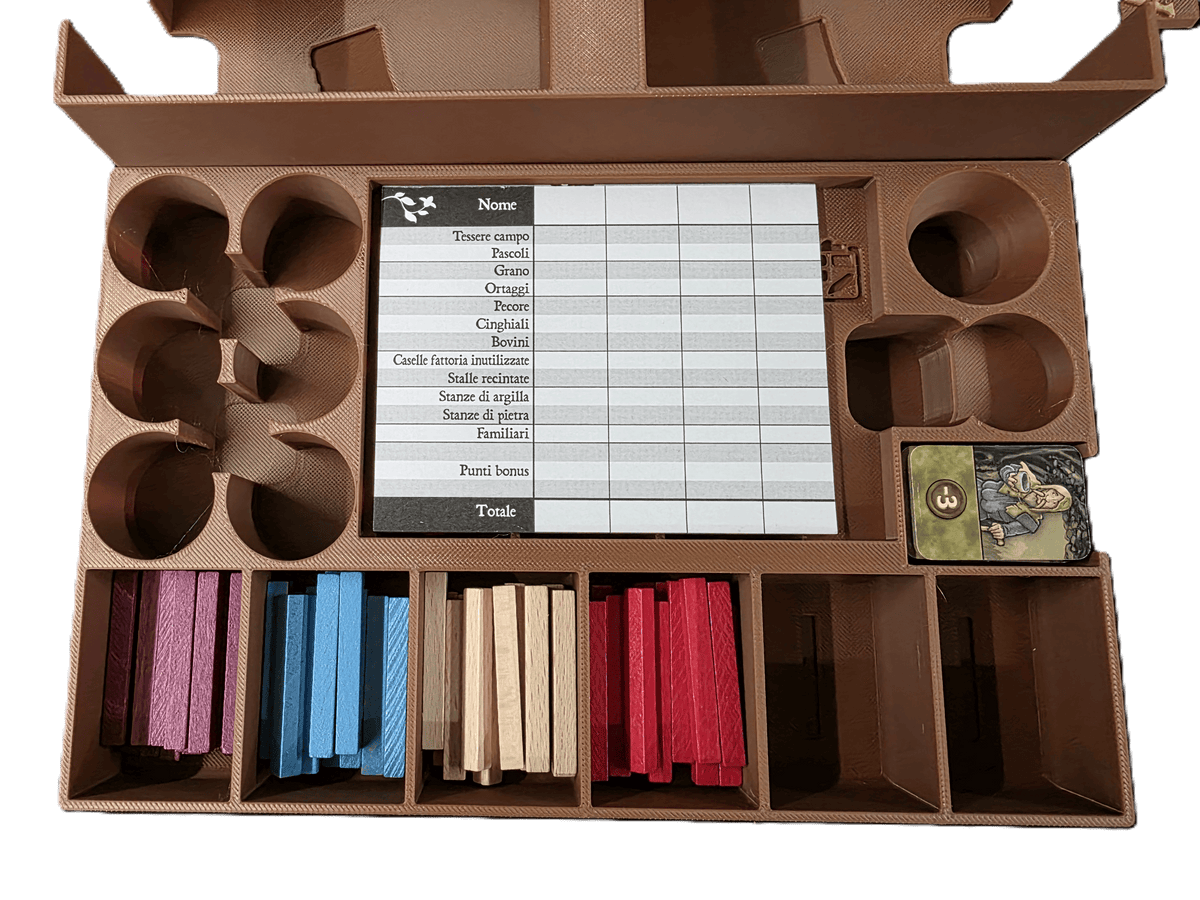 Agricola 2007 Edition 3D Printed Organizer