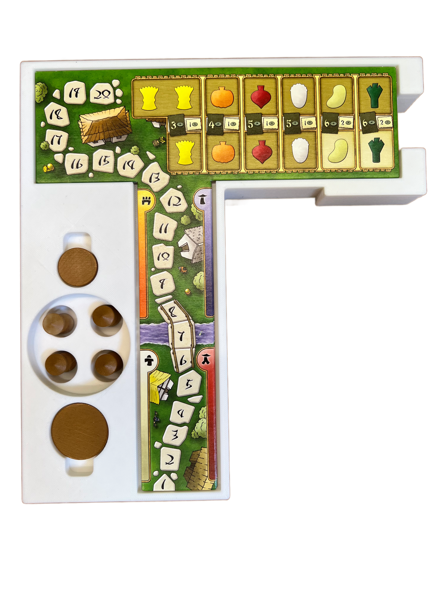 Organizzatore per giochi da tavolo At the Gates of Loyang | Inserto stampato in 3D