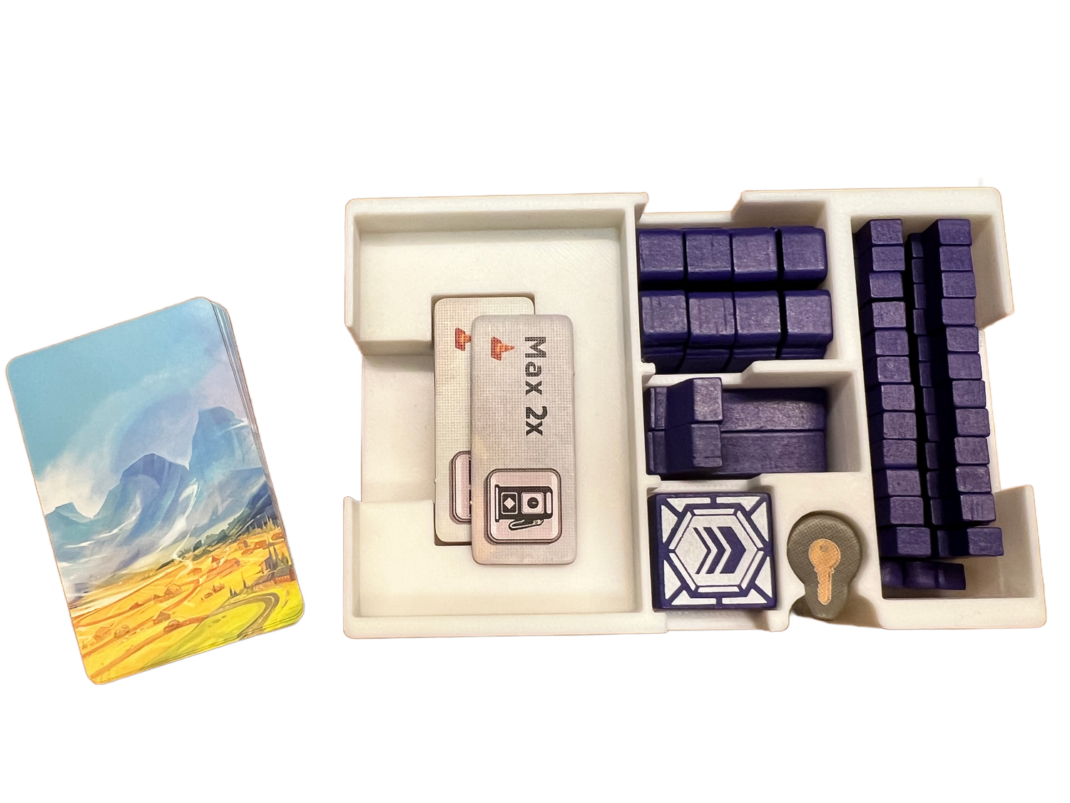 Autobahn Board Game Organizer | Sleeved Version, 3D Print STL FILE