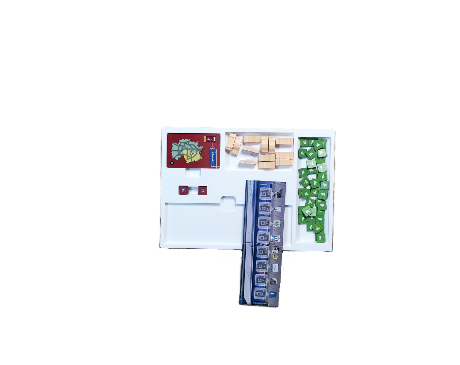 Autobahn Board Game Organizer - 3D Printed Insert