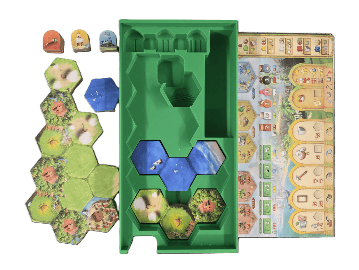 Brazil Imperial 3D Printed Organizer | Insert