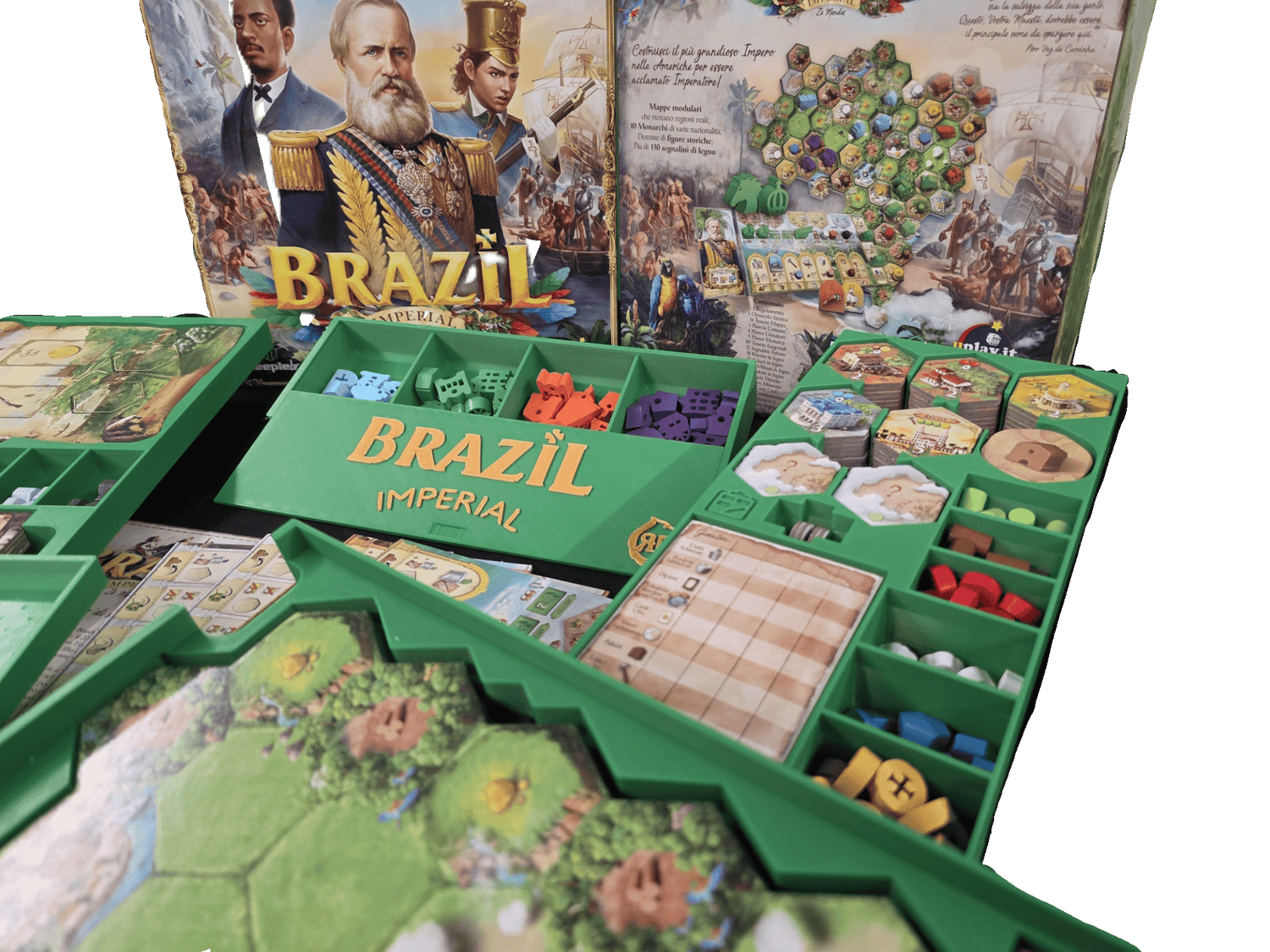 Brazil Imperial 3D Printed Organizer | Insert