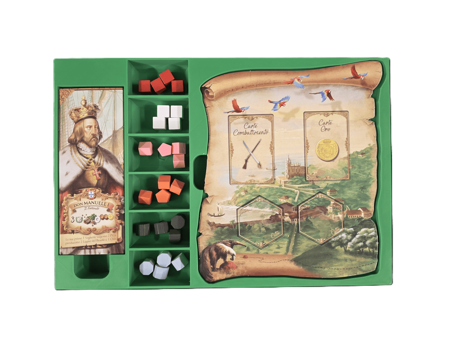 Brazil Imperial 3D Printed Organizer | Insert