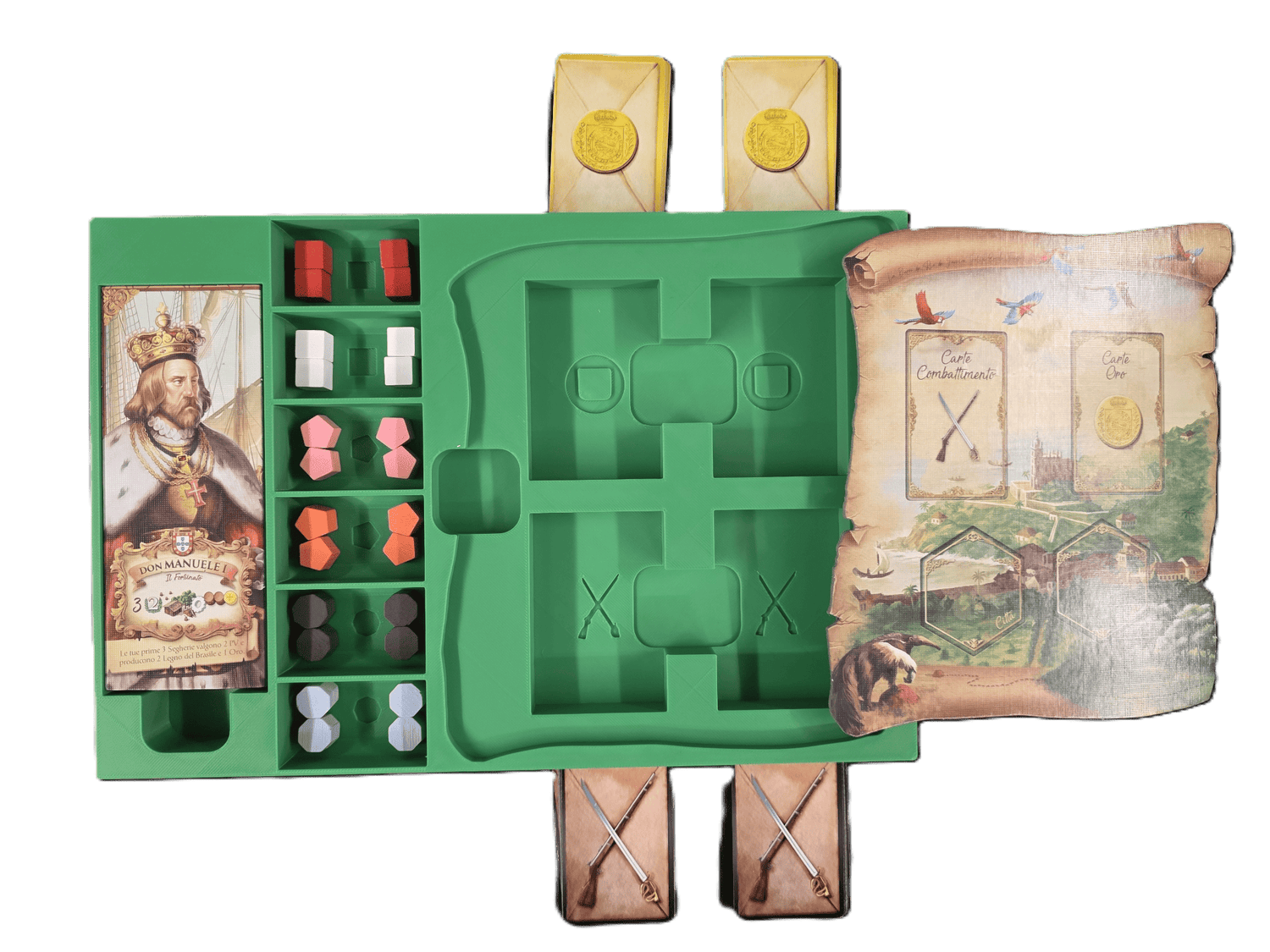 Brazil Imperial 3D Printed Organizer | Insert