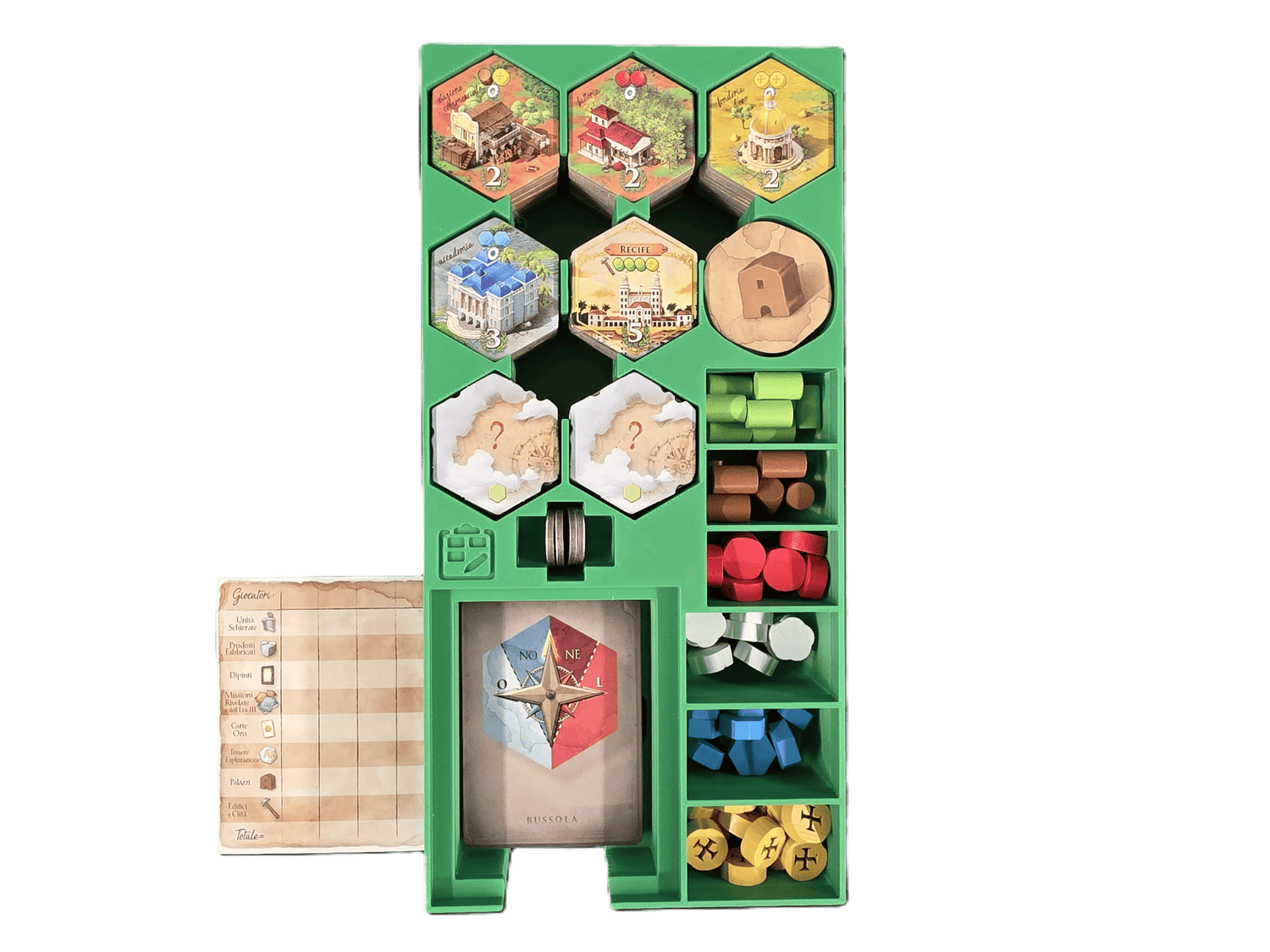 Brazil Imperial 3D Printed Organizer | Insert