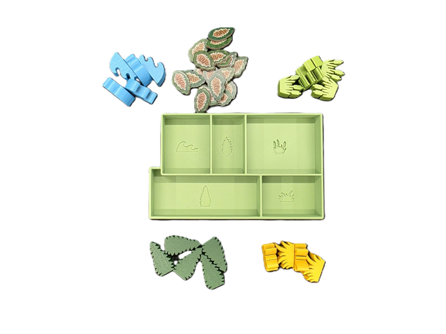 Cascadia + Landmarks expansion - Board Game Insert