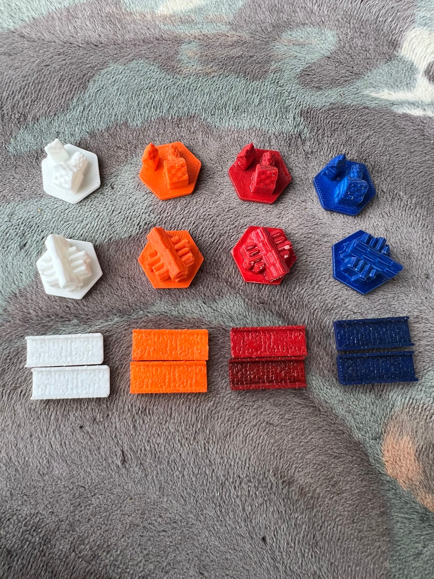 Catan-Brettspiel – 3D-Spielsteine ​​– 3D-gedruckte Version