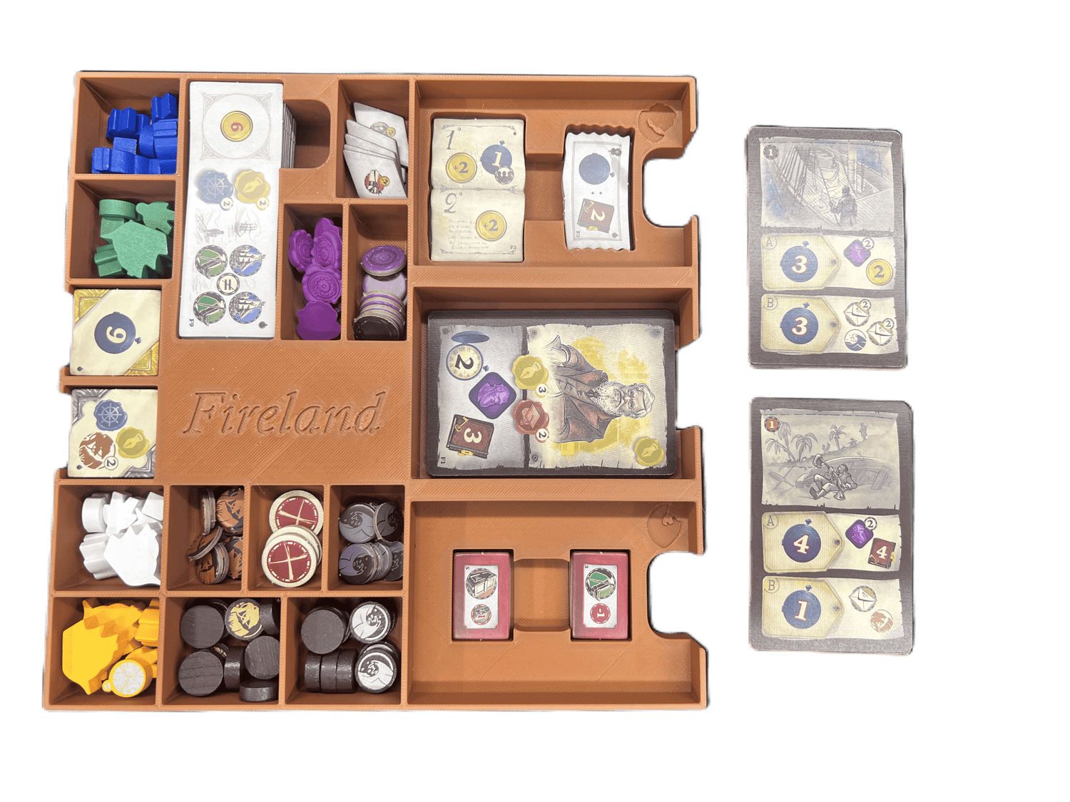 Insert for Darwin's Journey Collector's Edition and all expansions - STL Files to 3d print your insert