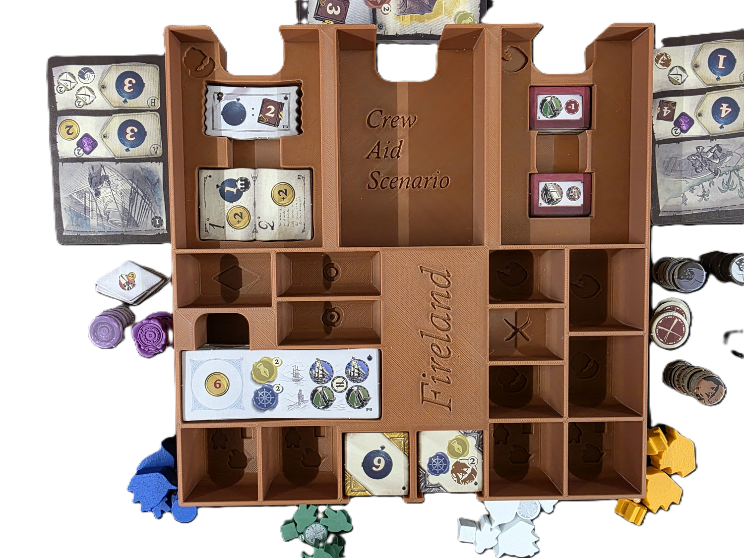 Insert for Darwin's Journey Collector's Edition and all expansions - STL Files to 3d print your insert