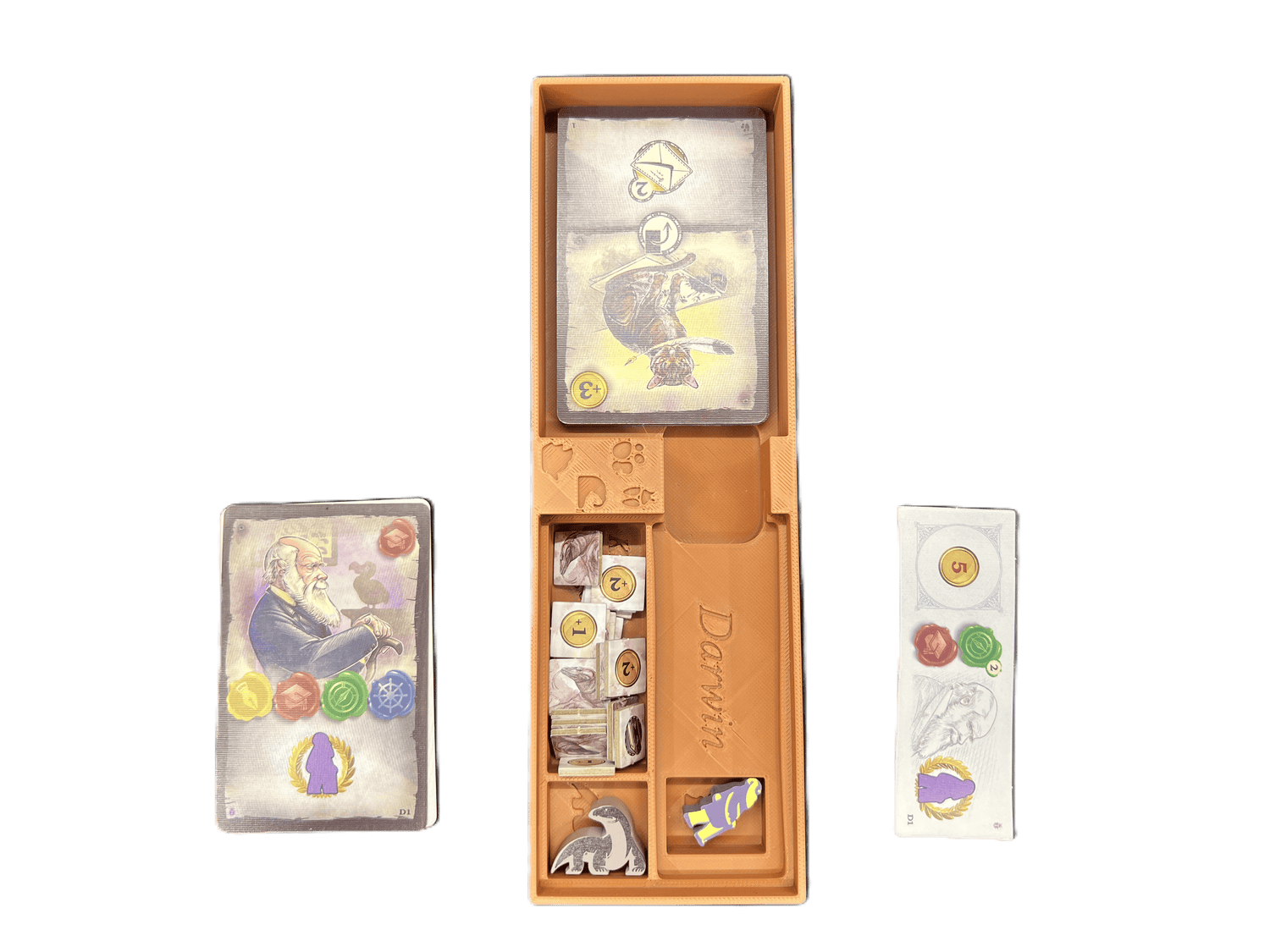 Insert for Darwin's Journey Collector's Edition and all expansions - STL Files to 3d print your insert