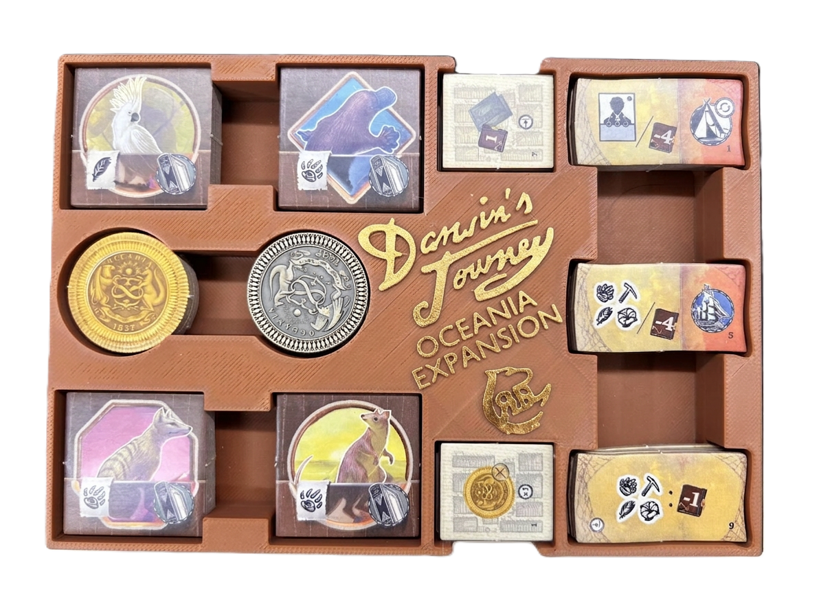 Insert for Darwin's Journey Oceania Expansion Founder's Edition - STL File to 3D Print