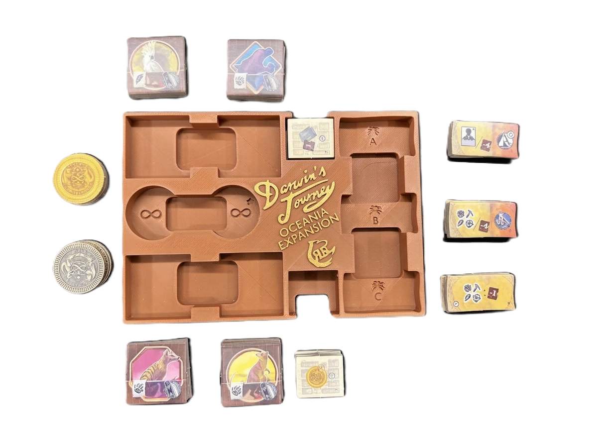 Insert for Darwin's Journey Oceania Expansion Founder's Edition - STL File to 3D Print