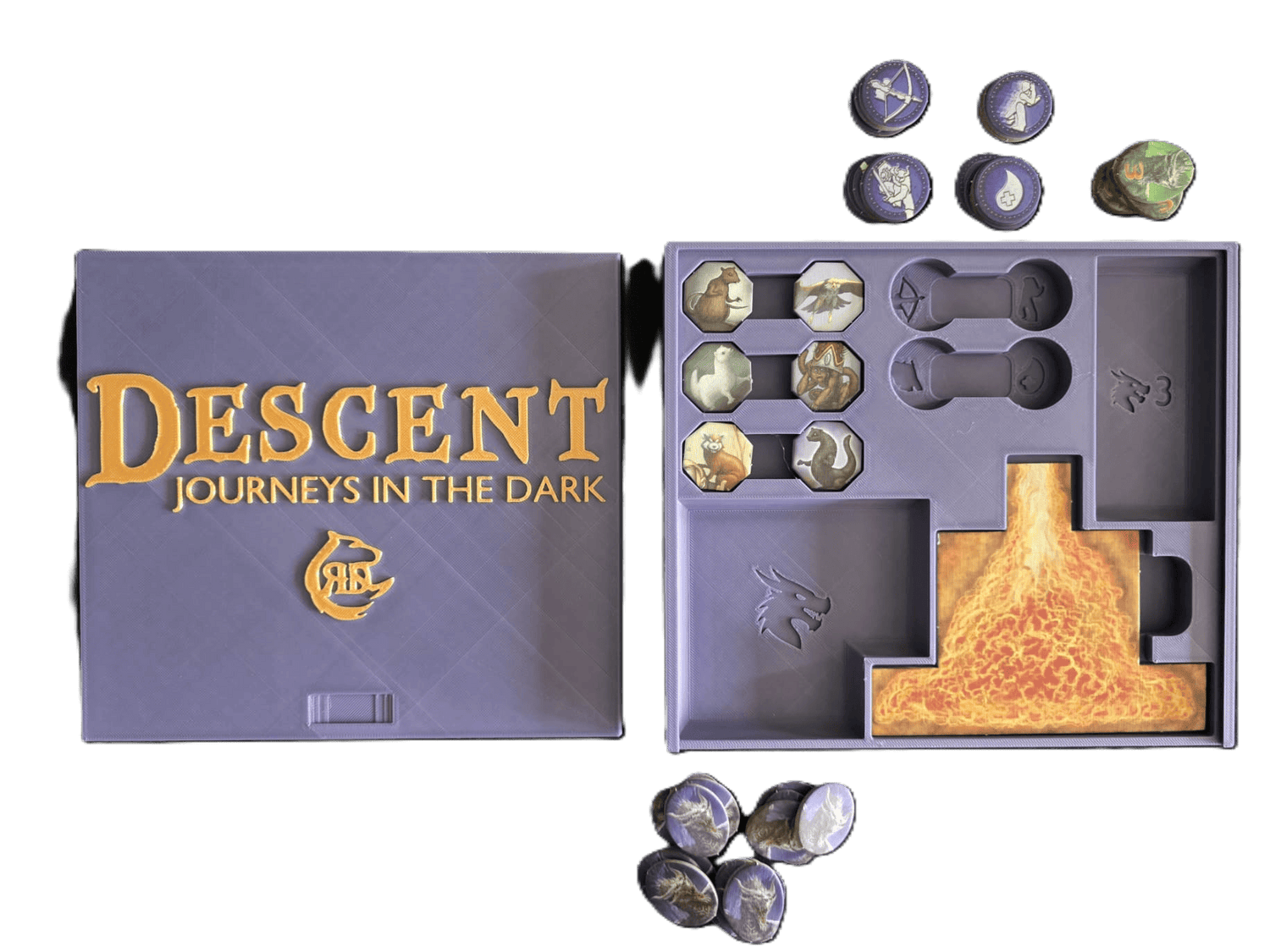 Descent: Journeys in the Dark 1st Edition 3D Printed Organizer