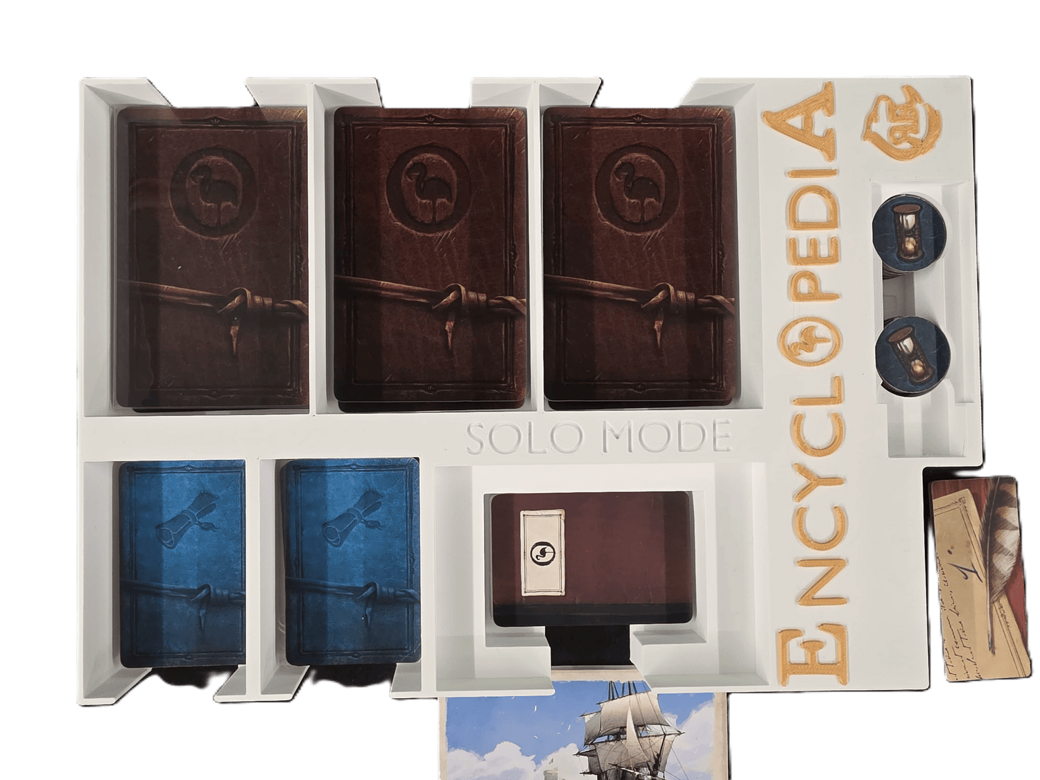 Encyclopedia 3D Printed Organizer | Insert