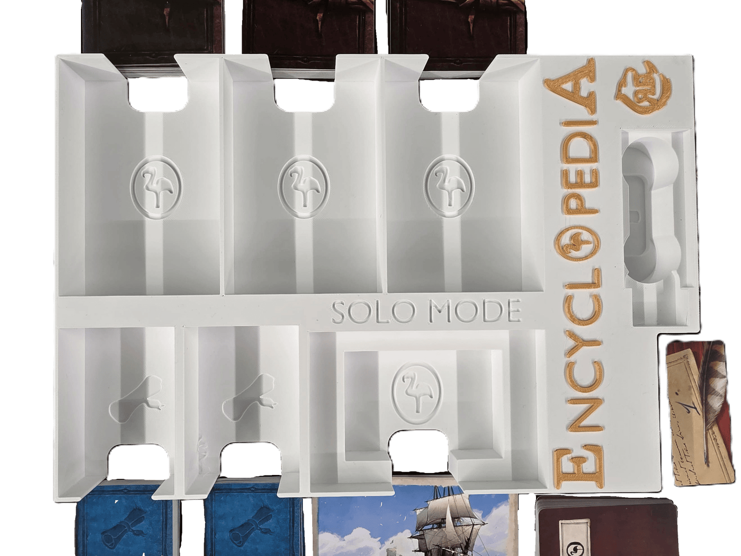 Encyclopedia 3D Printed Organizer | Insert