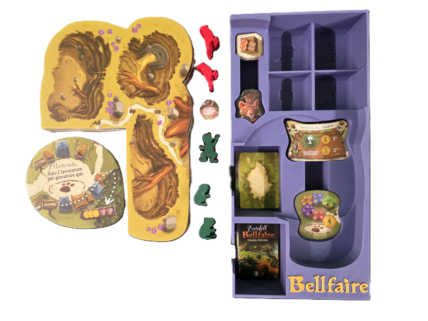 Everdell Mistwood and Everdell Bellfaire Insert - STL file to 3D print