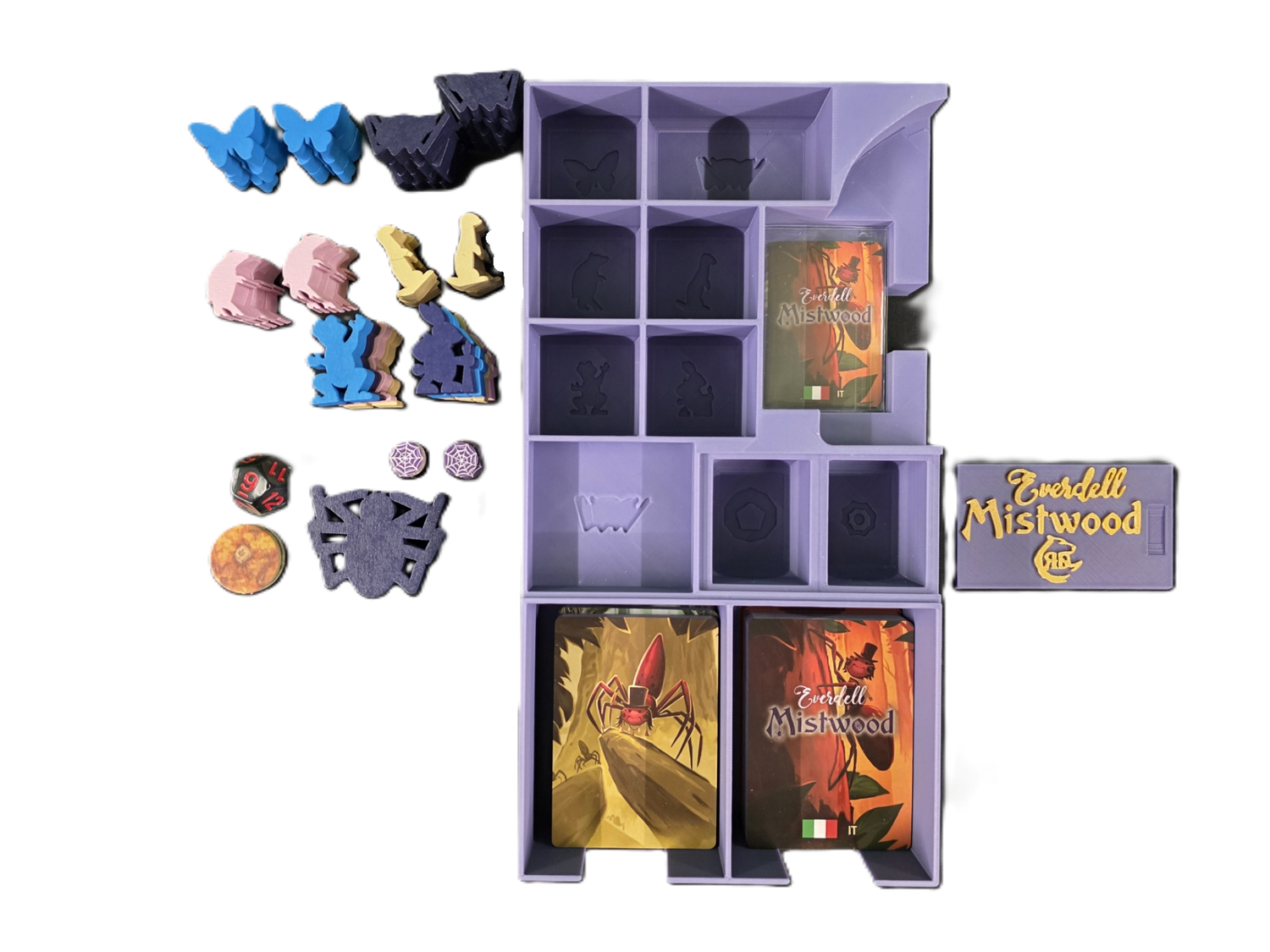 Everdell Mistwood and Everdell Bellfaire Insert - STL file to 3D print