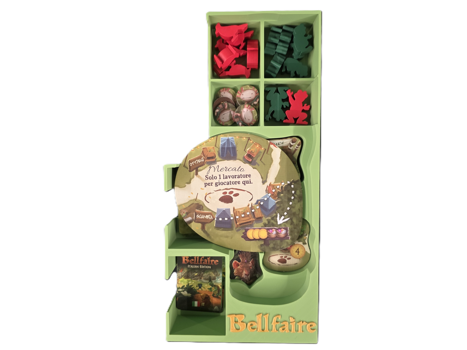 Everdell Newleaf and Everdell Bellfaire Insert - Unofficial - STL file to 3D print