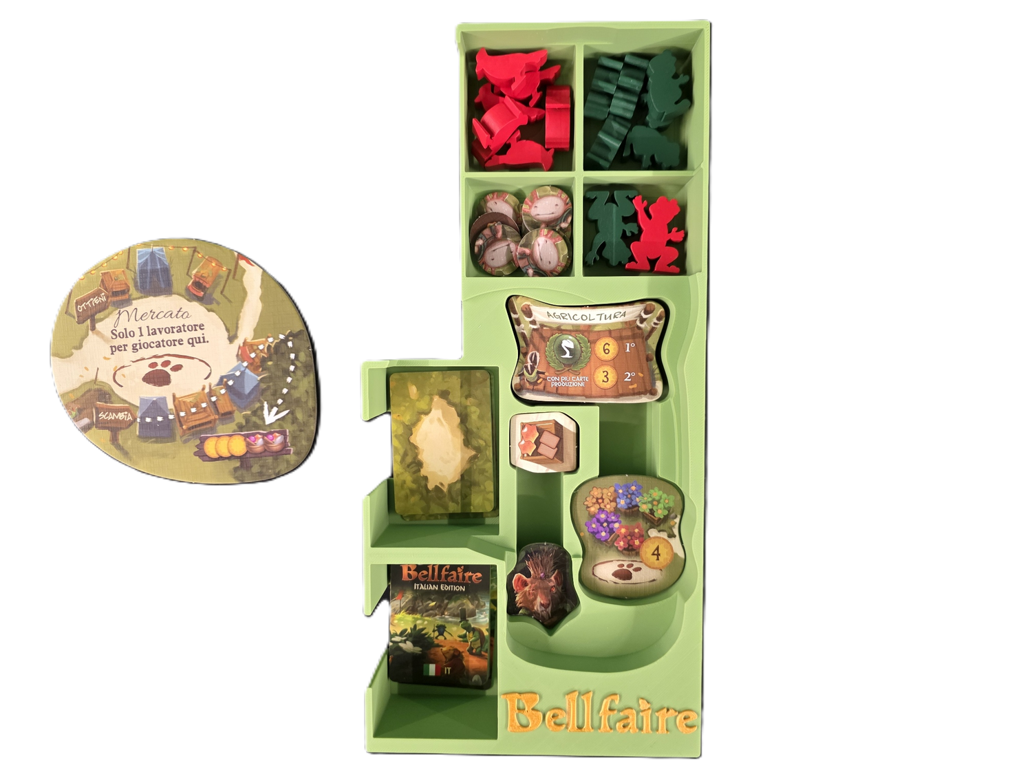 Everdell Newleaf and Everdell Bellfaire Insert - Unofficial - STL file to 3D print